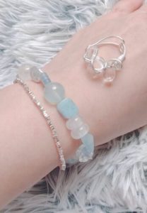 S925 sterling silver gold-plated starry sky hand-brushed diamond ring photo review