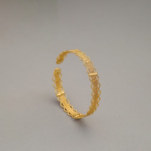 18k copper cast lace hollow bracelet