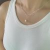 S925 sterling silver handmade lace pearl necklace
