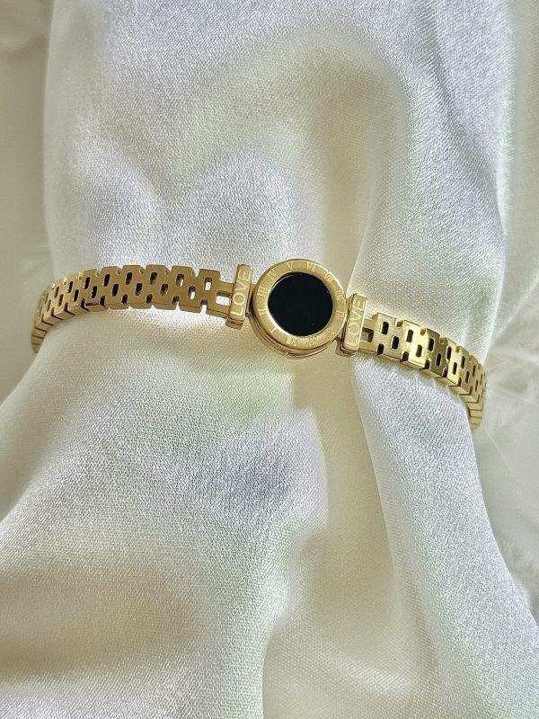 18k gold high-end non-fading stainless steel scale bracelet