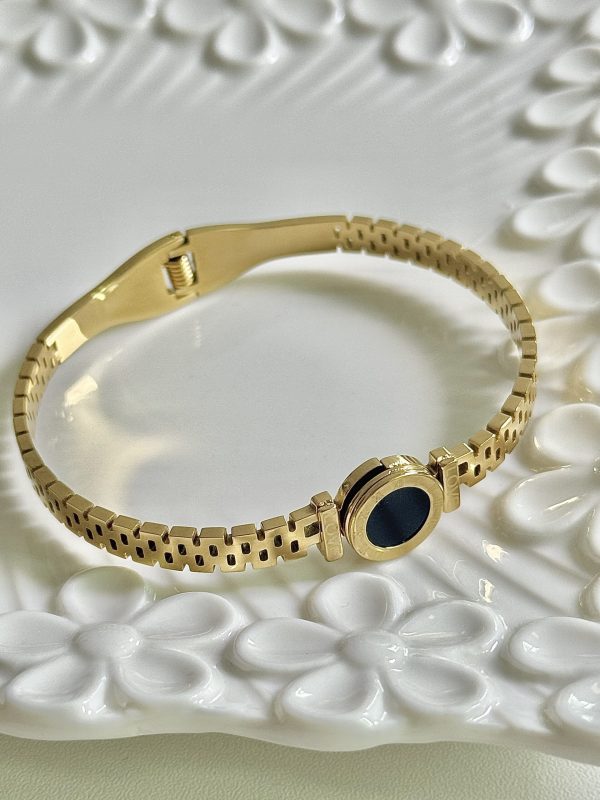 18k gold high-end non-fading stainless steel scale bracelet