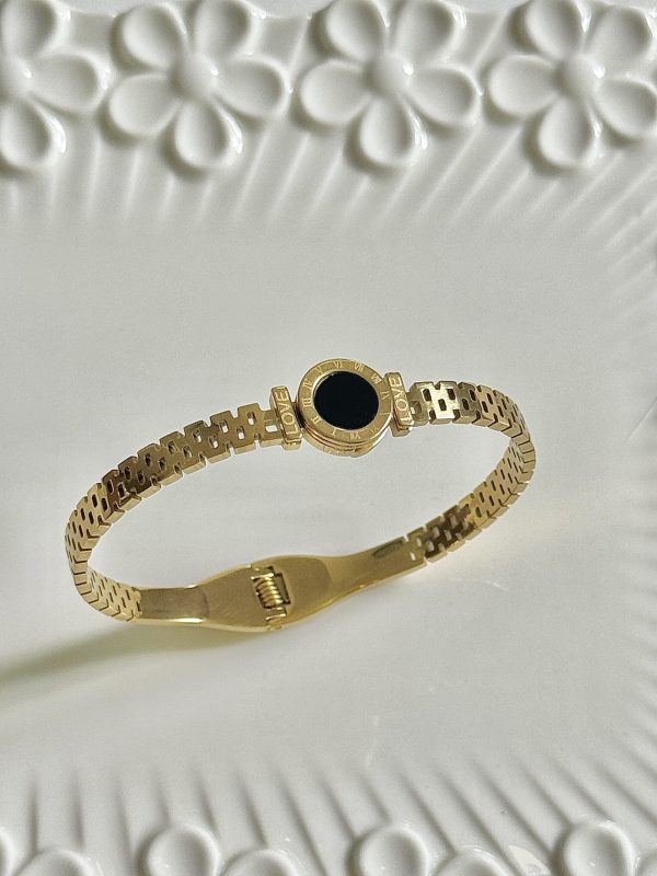 18k gold high-end non-fading stainless steel scale bracelet