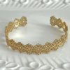 18k palace hollow lace bracelet adjustable bracelet