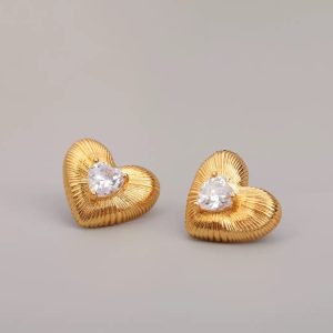 S925 sterling silver with 18K gold glaze colorful bird earrings