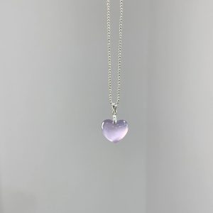 S925 sterling silver jade butterfly peace buckle necklace