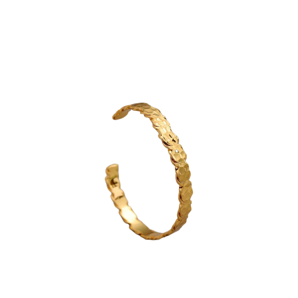 18k copper cast lace hollow bracelet